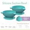 melii Silicone Suction Bowls for Babies and Toddlers, Shark, 10.1 oz - 2 Pack, 100% Food Grade Silicone, Animal Shaped, BPA Free, Dishwasher & Microwave Safe view 2