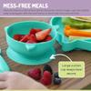 melii Silicone Suction Bowls for Babies and Toddlers, Shark, 10.1 oz - 2 Pack, 100% Food Grade Silicone, Animal Shaped, BPA Free, Dishwasher & Microwave Safe view 4