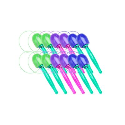 Perinola/Balero Set of 12. Also Known as: Balero, Bolero, Boliche, Capirucho, Coca, y Emboque. Similar to Kendama and Cup-and-Ball.