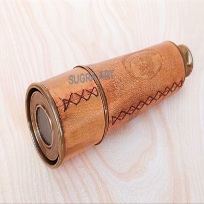 17inch Antique Telescope 1920 London Brass Maritime 15xVintage Pirate Spyglass Telescope