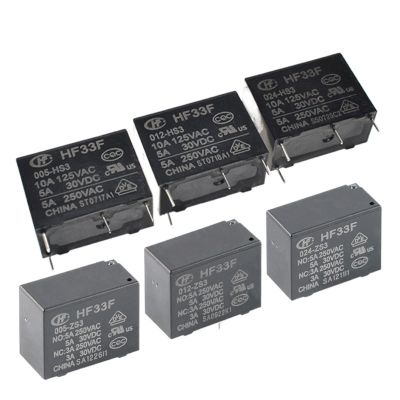 PGMTDEFXJO 5Pcs/Lot Relay HF/JZC-33F - 5V 12V 24VDC 5PIN 250VAC HF33F-012-HS3 4Pin HF33-024-ZS3 JZC-33F -005-ZS3 JZC-33F-012-HS3 HF33-012 (Size : HF33F-024-HS3)