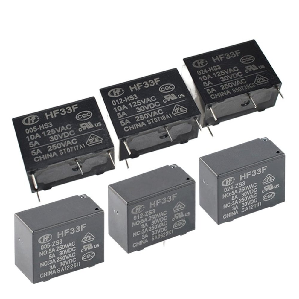 PGMTDEFXJO 5Pcs/Lot Relay HF/JZC-33F - 5V 12V 24VDC 5PIN 250VAC HF33F-012-HS3 4Pin HF33-024-ZS3 JZC-33F -005-ZS3 JZC-33F-012-HS3 HF33-012 (Size : HF33F-024-HS3)