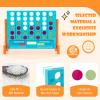 Costzon Giant 4 in a Row Connect Game, 2-in-1 Jumbo 4-to-Score Game Set with Carrying Bag, Fun Family Party Game, Indoor Outdoor Yard Game for Kids Adults, Freestanding/Wall Mount (Orange) view 4