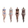1/6 Scale Female Action Figure Body, 12inch Girl Seamless Super Flexible Pale/Suntan Figure Body Doll (S21C-Black Skin/Big Bust) view 1