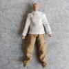 1:12 Scale Fabric T-Shirt + Pant for 6 inch 1/12 Man Thin Small Action Figure Clothes (White Khaki) view 4