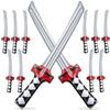 Eerrhhaq 12 Pcs Inflatable Ninja Samurai Sword, Inflated Katana Sword Toy, Blow Up Ninja Swords for Party Favors Cosplay Samurai Theme Party view 1