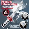 Eerrhhaq 12 Pcs Inflatable Ninja Samurai Sword, Inflated Katana Sword Toy, Blow Up Ninja Swords for Party Favors Cosplay Samurai Theme Party view 2