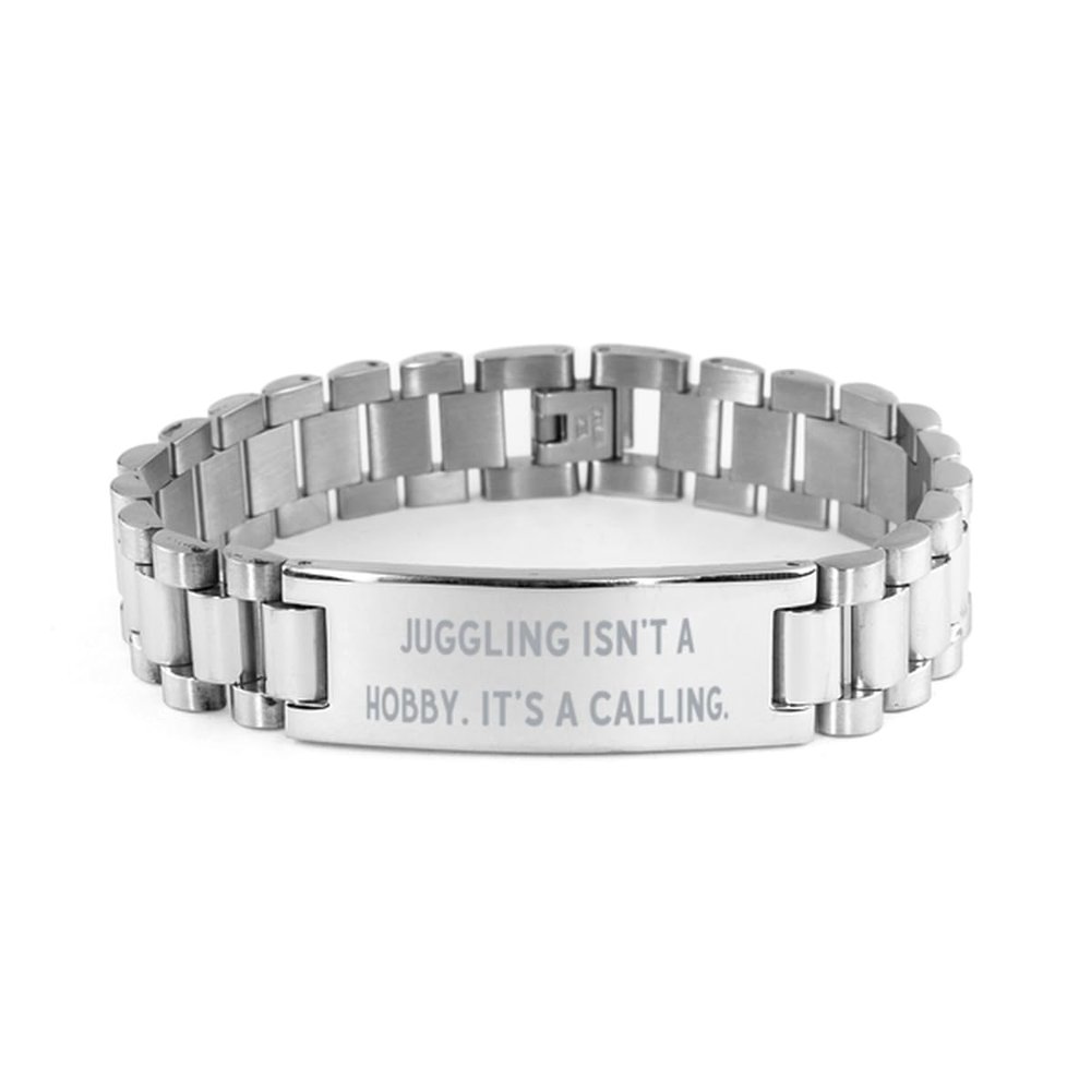 Appreciation Juggling Gifts, Juggling Isn't a Hobby. It's a Calling, Juggling Ladder Bracelet From Friends, Gifts For Friends