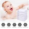 Cute Castle 12 Pack Muslin Baby Washcloths - Large 12'' by 12'' - Ultra Soft 100% Cotton - Super Absorbent Burp Cloths for Unisex, Boy, Girl -Stripe view 2
