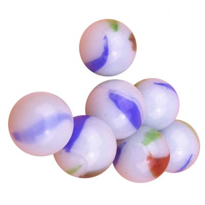 Toyvian 50pcs Glass Marbles Pattern for Boy Girl Crafts Decorative Beads for Home Decor and Creative Projects Smooth Texture and Lightweight Design