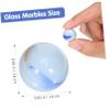 Toyvian 50pcs Glass Marbles Pattern for Boy Girl Crafts Decorative Beads for Home Decor and Creative Projects Smooth Texture and Lightweight Design view 2
