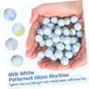 Toyvian 50pcs Glass Marbles Pattern for Boy Girl Crafts Decorative Beads for Home Decor and Creative Projects Smooth Texture and Lightweight Design view 3