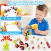 Kids Tool Set with Electric Drill, 46 Pcs Wooden Toddler Play Tools Set with Tool Box, Montessori STEM Educational Construction Building Toy for 3 4 5 6 Year Old Boys Girls Birthday Gifts view 3