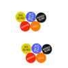 BESTonZON 2sets Poker Chips Blind Markers Include Little Missed Big Blind Kill Buttons Dealer Poker Button 5pcs*2 view 1