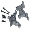 Shock Tower Part Compatible with 16170 16180 MJX Hyper GO 16207 16208 16209 16210 H16BM H16GT H16DR H16 1/16 Rc Car Front Rear Shocks Mount Aluminum Alloy Metal Upgrade 2Pcs(Titanium) view 2