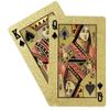 10 Decks - Gold Diamond Playing Cards - Durable and Waterproof, Perfect for Magic, Poker, Parties, and Special Occasions. Ideal for Memorable Gifts. (Standard Gold) view 1