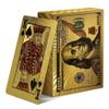10 Decks - Gold Diamond Playing Cards - Durable and Waterproof, Perfect for Magic, Poker, Parties, and Special Occasions. ($100 Bill Theme) view 2