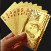 10 Decks - Gold Diamond Playing Cards - Durable and Waterproof, Perfect for Magic, Poker, Parties, and Special Occasions. ($100 Bill Theme) view 4
