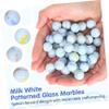 ibasenice 50pcs Patterned Glass Marbles Colored Glass Beads for Boy Girl Craft Smooth Texture Lightweight Portable for Games Decor Jewelry Making view 3