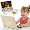 Montessori Toys 11.8" Laptop Preschool Learning Activities 3 Year Old Boy Gift, Pretend Play Toddlers Birthday Gift ,Learning and Educational Toys for 3 4 5 6 7 8 Year Old Kids view 1