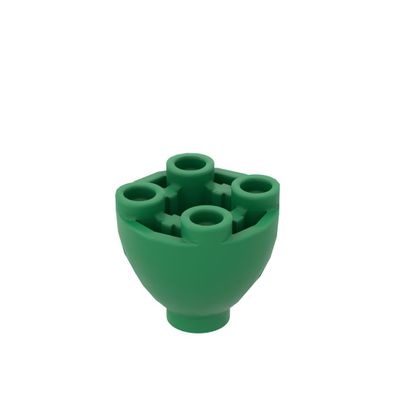 Gobricks GDS-1194 24947 30367 Brick Round 2x2x1 1/3 Inverted, Green, 50 pcs