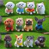 12 Pcs Mini Dog Figure Animal Toys Cake Topper Puppy Figures Miniature Dog Figurines Collection Playset for Christmas Birthday Gift Desk Decorations view 1