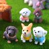 12 Pcs Mini Dog Figure Animal Toys Cake Topper Puppy Figures Miniature Dog Figurines Collection Playset for Christmas Birthday Gift Desk Decorations view 3