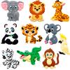 Fridge Magnets for Toddlers Wild Animal - Refrigerator Magnets for Kids - Large Cute Soft Full Back Magnetic Animals for Fridge - Toddler Magnets for Refrigerator - Rubber Big Size Kid Magnet Toys view 1