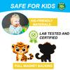 Fridge Magnets for Toddlers Wild Animal - Refrigerator Magnets for Kids - Large Cute Soft Full Back Magnetic Animals for Fridge - Toddler Magnets for Refrigerator - Rubber Big Size Kid Magnet Toys view 2