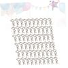 OSALADI 200pcs r Shape Rc Car Clips Set Stainless Steel Toy Model Body Shell Accessories for Scale view 2