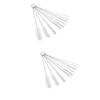 minkissy 20pcs Modern Straws Cleaning Brush Set Stainless Steel Nylon Brush Easy to Clean Straws Juice Funnels Kitchen Appliances view 1