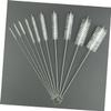 minkissy 20pcs Modern Straws Cleaning Brush Set Stainless Steel Nylon Brush Easy to Clean Straws Juice Funnels Kitchen Appliances view 4