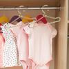 BUGUUYO 20 Pcs Tiny Metal Doll Clothes Hangers Mini Wire Closet Hangers for Dollhouse Accessories Small Doll Dress Display view 2