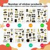 300PCS+ Graduation Stickers Graduation Cap Stickers Congrats Grad Class of 2024 Stickers for Graduation Envelope Seals Grad Party Decoration Supplies view 2