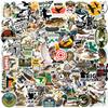 100Pcs Duck Hunting Stickers, Go Hunting Camo Adventure Vinyl Waterproof Sticker Decals for Water Bottle, Helmet, Laptop, Phone, Skateboard, Car, Bumper, Gifts for Hunting Birthday Party Supplies view 1