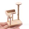 1:12 Scale 1/12 mini Furniture minihouse Miniature Cat Climbing Frame Miniature Cat Tree Farm Animals for Cat Tower Home Furniture Miniature Tower Wooden Cat mini House Birch view 1