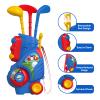 Liberry Toddler Golf Set for 2 3 4 5 Years Old Boys Girls, Upgraded Kids Golf Cart with Golf Cornhole Board & Putting Mat, Indoor and Outdoor Golf Toys Birthday Gifts view 3