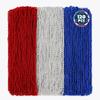 Huskein 120 PCS 4th of July Necklace, 33" Red Silver Blue Metallic Beaded Necklaces, Independence Day Party Accessories Patriotic Bead Necklace for Memorial Day Fourth of July Parades Party Supplies view 1