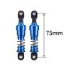 75mm-115mm Big Bore Shocks, RC Crawler Shocks for 1/10 RC Crawler LCG Chassis Gspeed V3 Element Enduro SCX10 TRX4 Gamde R1 Comp Builds DIY (Blue 75mm 2pcs) view 2