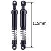 75mm-115mm Big Bore Shocks, RC Crawler Shocks for 1/10 RC Crawler LCG Chassis Gspeed V3 Element Enduro SCX10 TRX4 Gamde R1 Comp Builds DIY (Black 115mm 2pcs) view 2