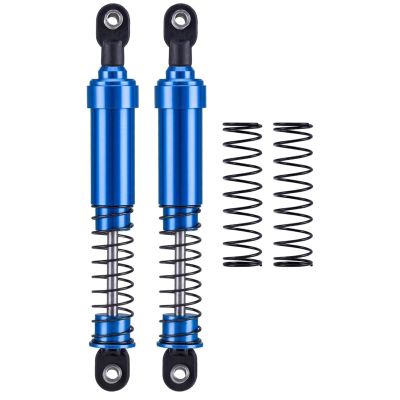 75mm-115mm Big Bore Shocks, RC Crawler Shocks for 1/10 RC Crawler LCG Chassis Gspeed V3 Element Enduro SCX10 TRX4 Gamde R1 Comp Builds DIY (Blue 115mm 2pcs)