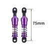 75mm-115mm Big Bore Shocks, RC Crawler Shocks for 1/10 RC Crawler LCG Chassis Gspeed V3 Element Enduro SCX10 TRX4 Gamde R1 Comp Builds DIY (purple 75mm 2pcs) view 2