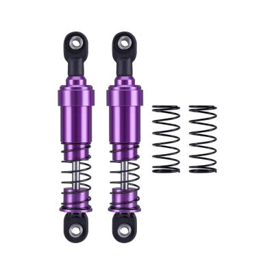 75mm-115mm Big Bore Shocks, RC Crawler Shocks for 1/10 RC Crawler LCG Chassis Gspeed V3 Element Enduro SCX10 TRX4 Gamde R1 Comp Builds DIY (purple 85mm 2pcs)