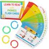 Bright Seed Phonics Flash Cards - Learn to Read in 20 Phonic Stages - Digraphs CVC Blends Long Vowel Sounds  Phonics Games for Kids Age 4-8 Kindergarten First Second Grade Home School Educational view 1