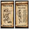 Dance of Death Tarot Cards Deck. Ancient Danse Macabre Tarot Cards. Skeleton Tarot Deck. view 1