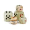 Afghan Jade Striped Dice Multi-Sided Game Dice Sieve Board Game Craft Handicrafts (5cm) view 1