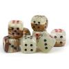 Afghan Jade Striped Dice Multi-Sided Game Dice Sieve Board Game Craft Handicrafts (5cm) view 4