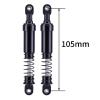 75mm-115mm Big Bore Shocks, RC Crawler Shocks for 1/10 RC Crawler LCG Chassis Gspeed V3 Element Enduro SCX10 TRX4 Gamde R1 Comp Builds DIY (Black 105mm 2pcs) view 2