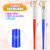 YGAOHF Paintbrushes Kids, 22 Pcs Round & Flat Toddler Kids Paint Brushes, Chubby Paint Brushes for Kids Bulk, Preschool Paint Brush for Acrylic Oil Watercolor Washable Paint Kit, Easy Hold & Clean view 3