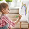 YGAOHF Paintbrushes Kids, 22 Pcs Round & Flat Toddler Kids Paint Brushes, Chubby Paint Brushes for Kids Bulk, Preschool Paint Brush for Acrylic Oil Watercolor Washable Paint Kit, Easy Hold & Clean view 4